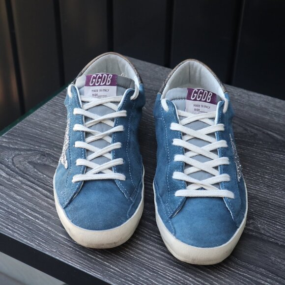 Golden Goose Blue Suede Super Star - Picture 2 of 5